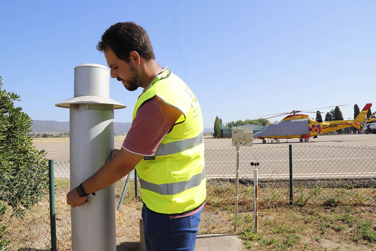 Las instalaciones de la AEMET en el aeropuerto de Córdoba