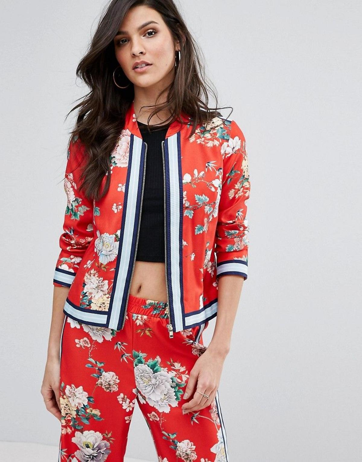 Bomber estampada de River Island