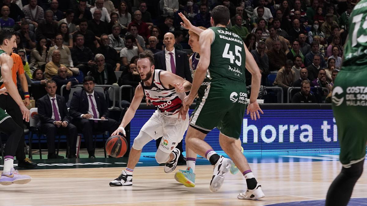 Max Heidegger ha estat determinant per al triomf del Baskonia a Màlaga amb dos triples a la pròrroga