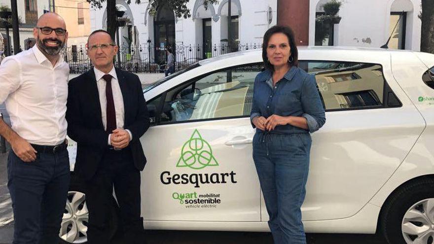 Quart de Poblet incorpora un coche eléctrico a su flota