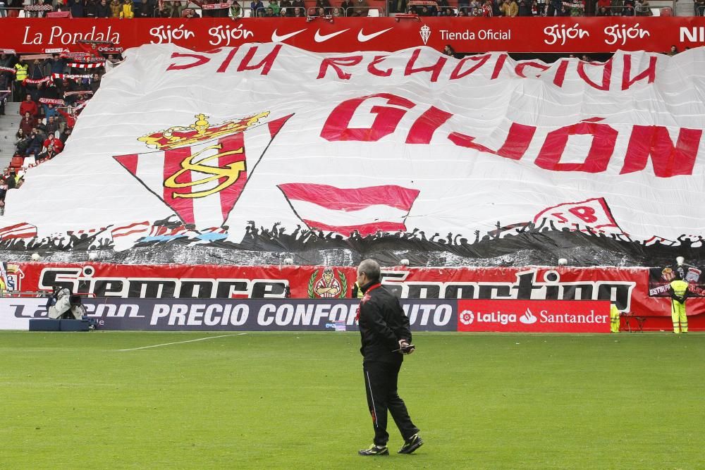 El partido entre el Sporting y el Alavés, en imágenes