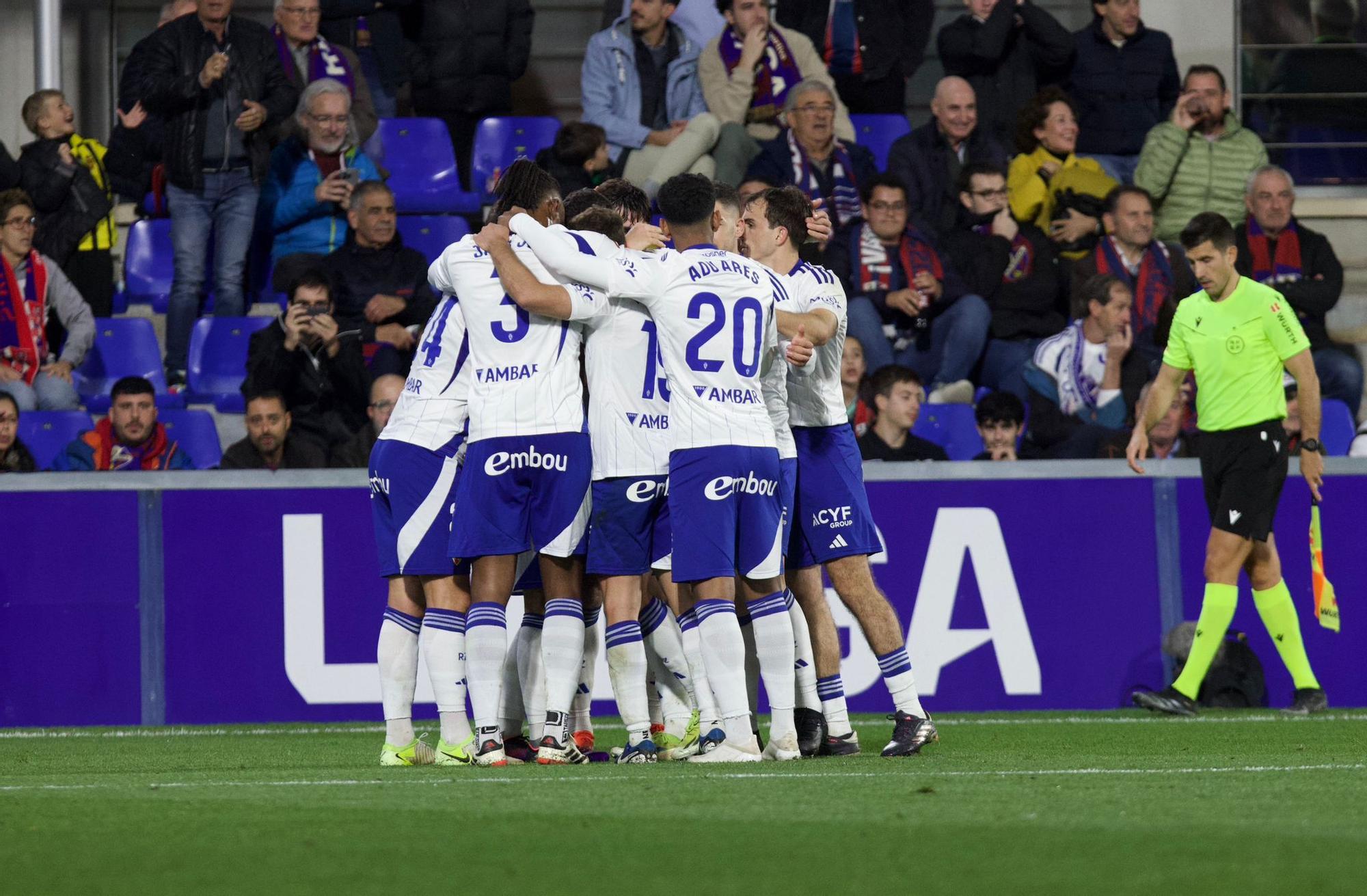 Así se ha vivido el partido entre el SD Huesca y el Real Zaragoza