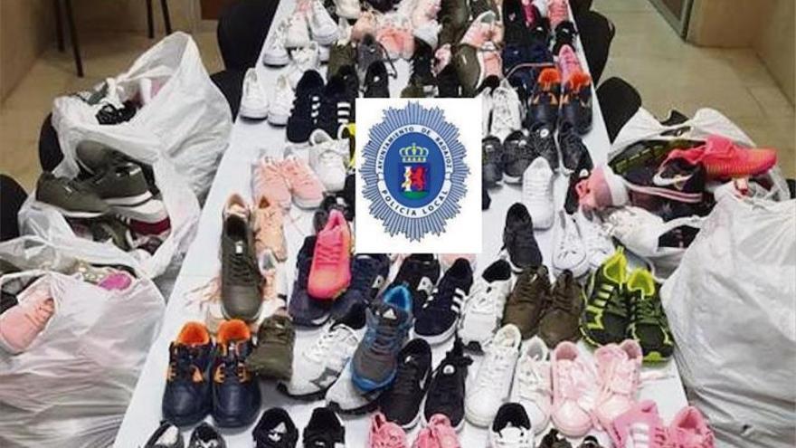 iNTERVIENEN ROPA Y ZAPATILLAS FALSAS