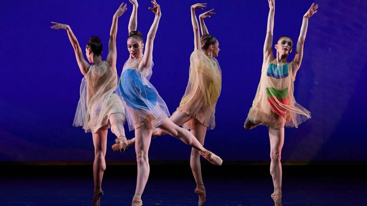 Un dels moments de l’espectacle de ballet a Peralada.  | TOTI FERRER