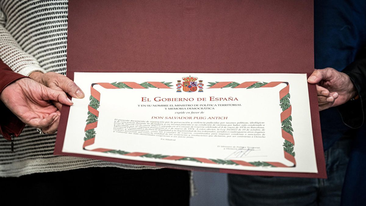 El Gobierno declara nula la sentencia franquista que condenó a muerte a Salvador Puig Antich