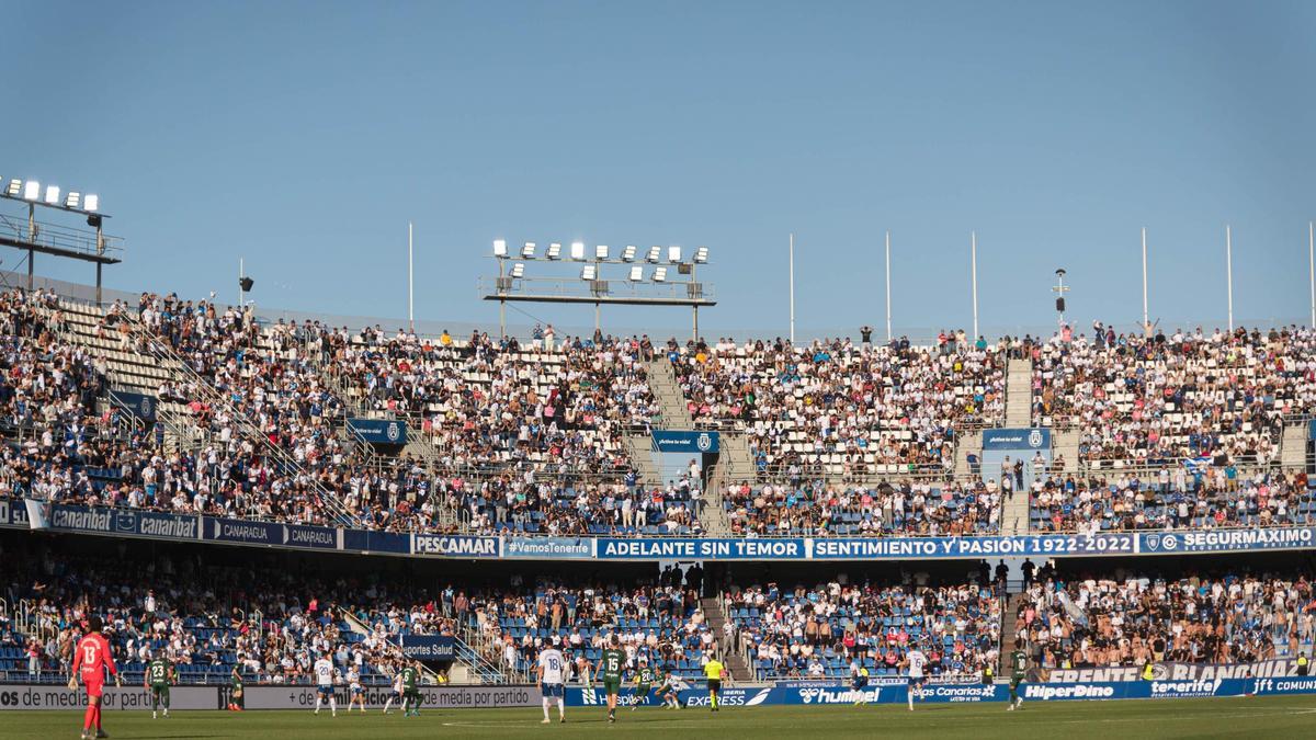 Aspecto del estadio Heliodoro Rodríguez López.