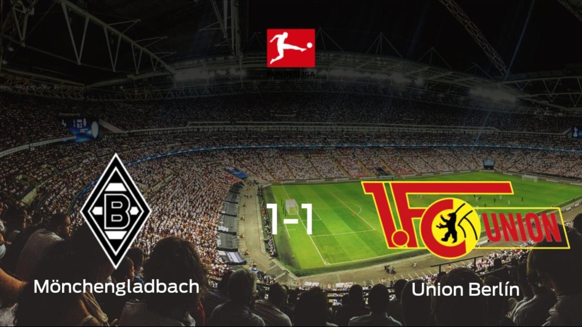 Reparto de puntos en el Borussia-Park: Borussia Mönchengladbach 1-1 Union Berlín