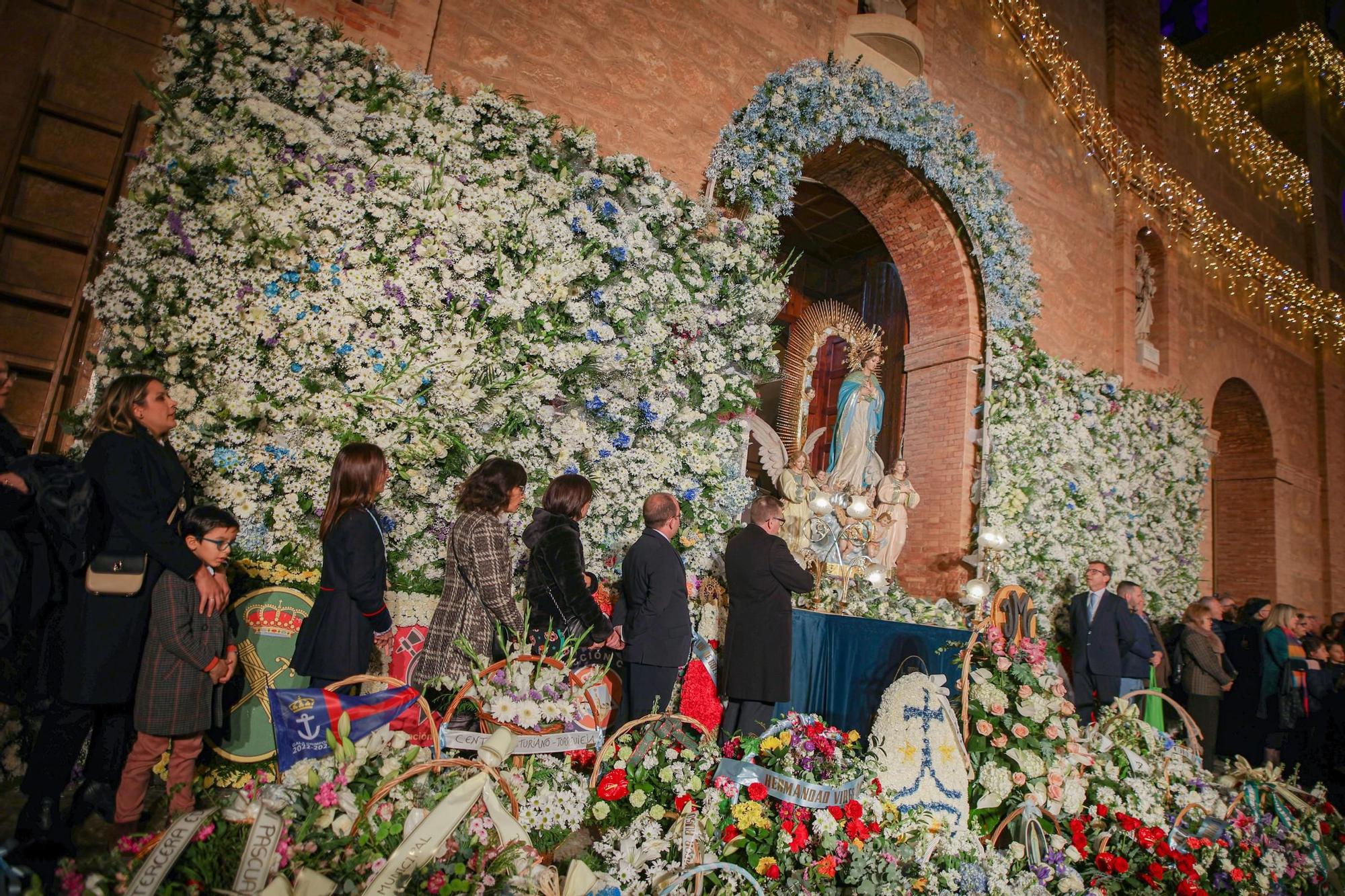 Ofrenda Floral a la Purísima en Torrevieja 2023