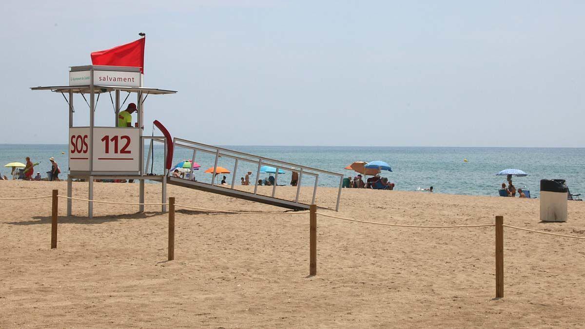 La platja de Segur de Calafell, en una imatge d&#039;arxiu