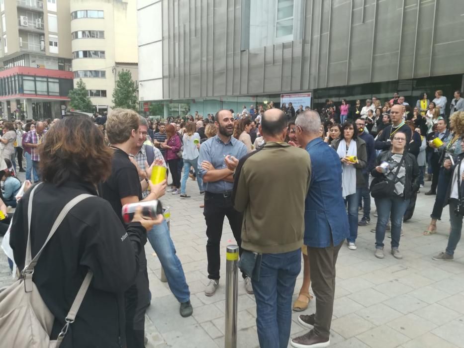 Concentracions a Girona en protesta per la sentència del procés