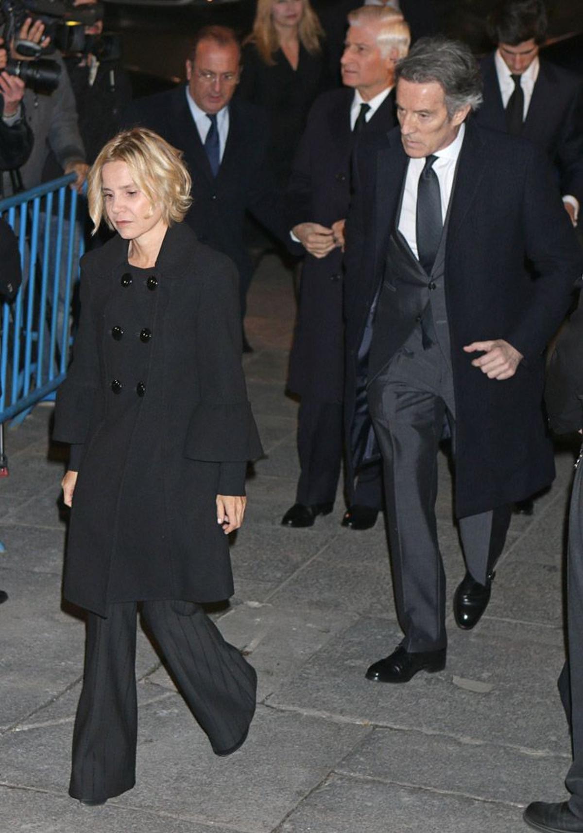 Funeral de la duquesa de Alba, Alfonso Díez y Eugenia Martínez de Irujo