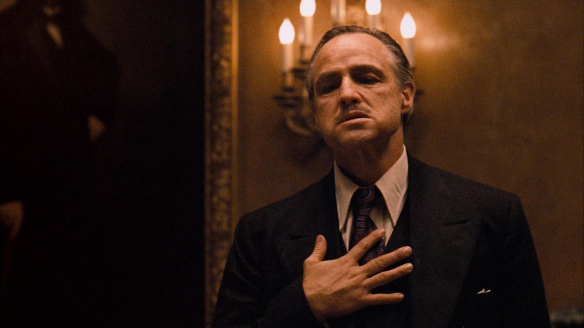 Marlon Brando, en 'El Padrino'.