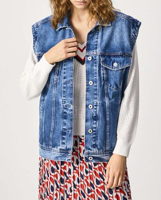 Chaleco vaquero oversize de Pepe Jeans