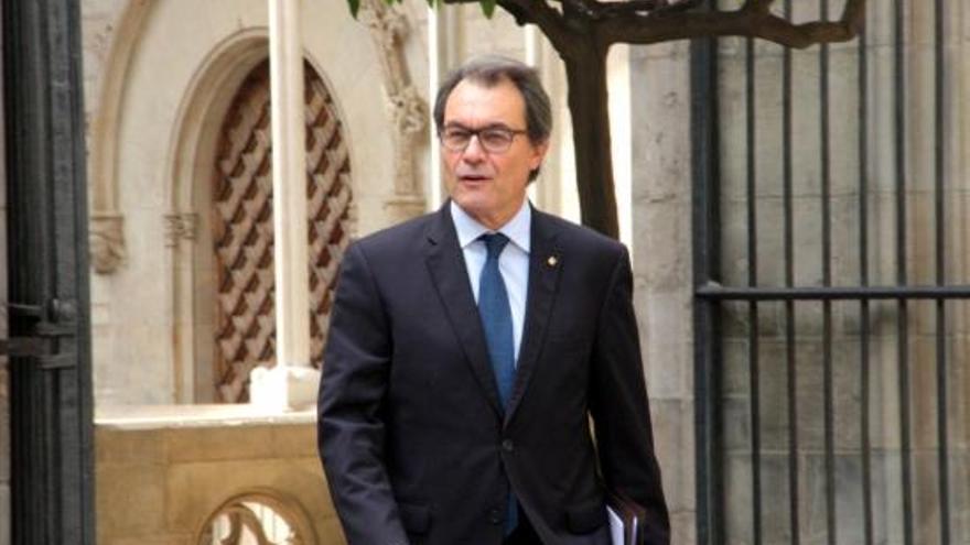 El president de la Generalitat, Artur Mas