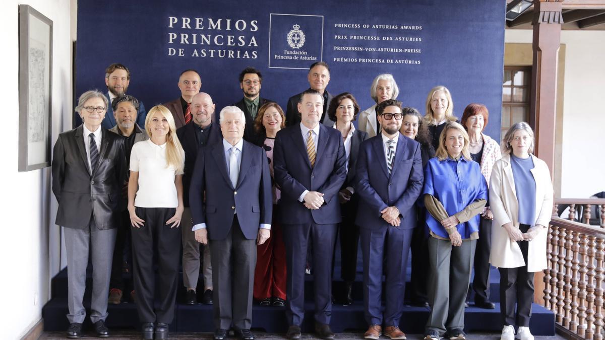 El jurado de los premios &quot;Princesa&quot; de las Artes, al completo.