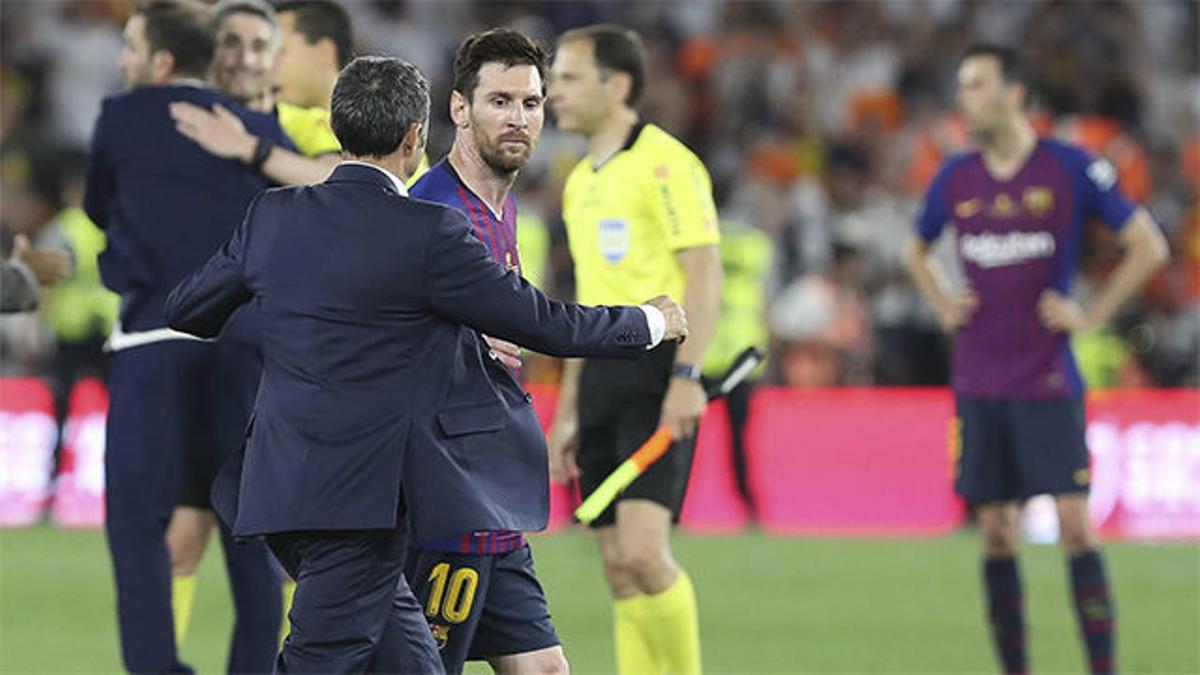 Valverde, sobre el discurso de Messi: "Siempre es así, tenemos que luchar por ganar todos los partidos"