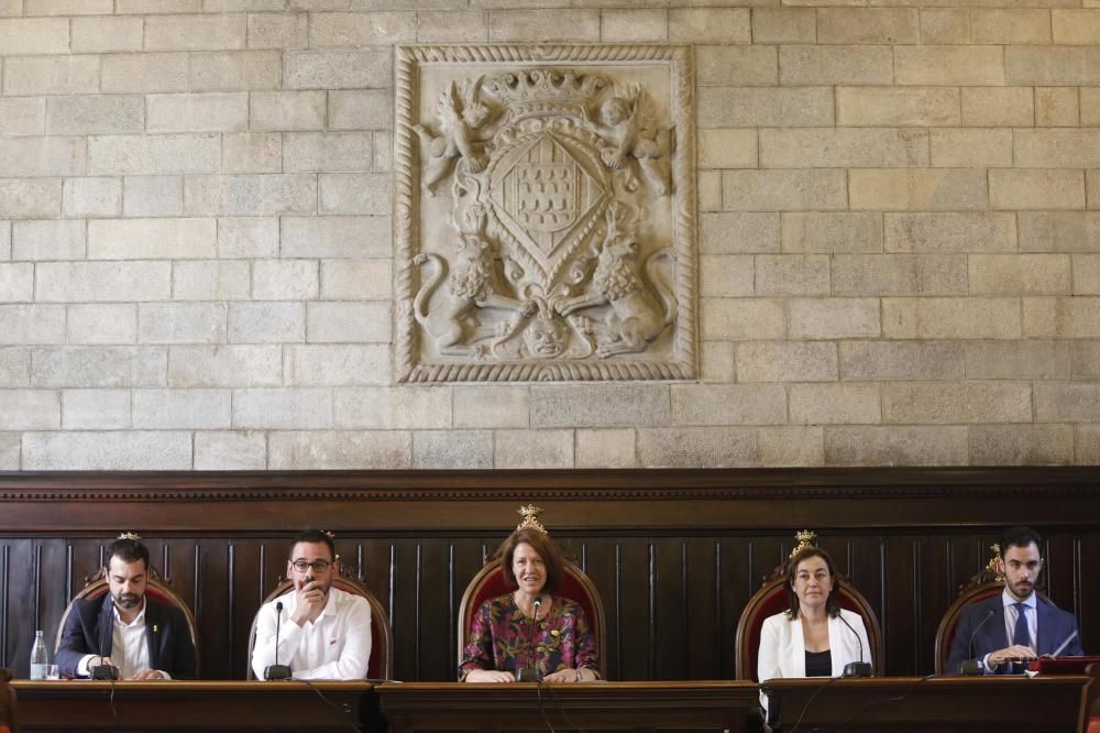 Ple de constitució del nou ajuntament de Girona