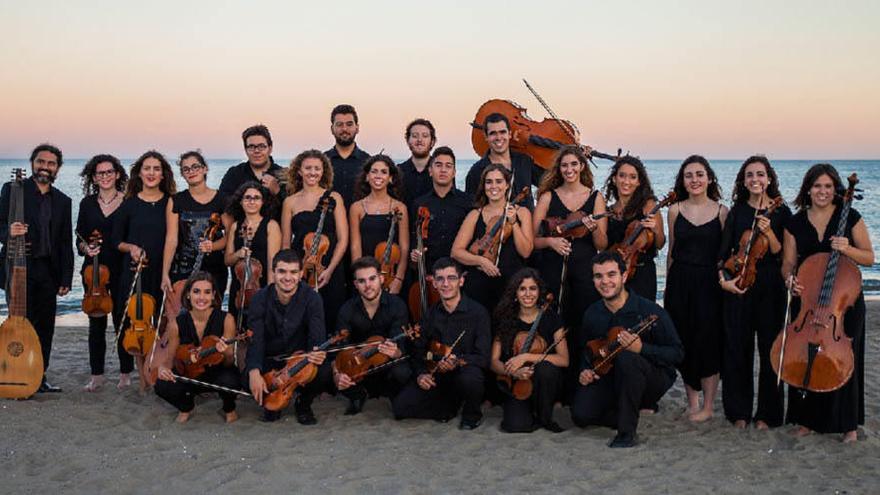 Componentes de la Joven Orquesta Barroca de Andalucía.