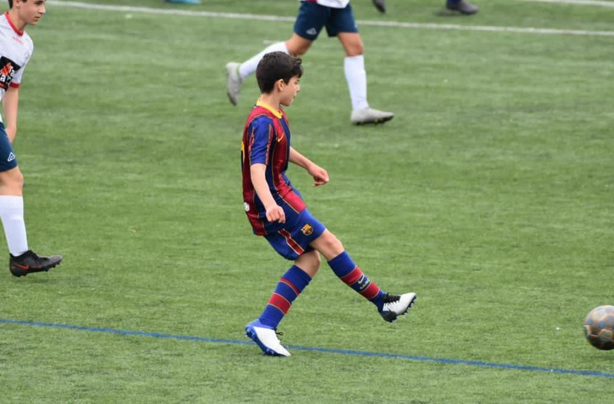 Guille Fernández, promesa de La Masia