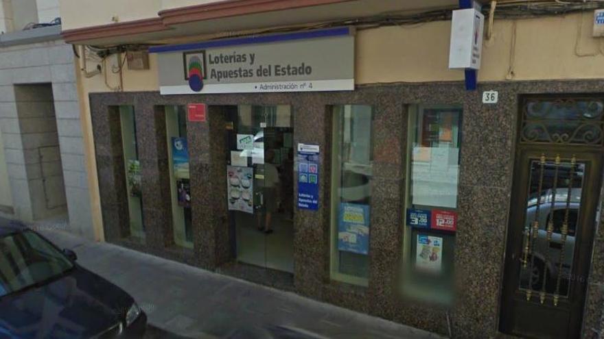 Administración de Elda donde ha tocado el primer premio