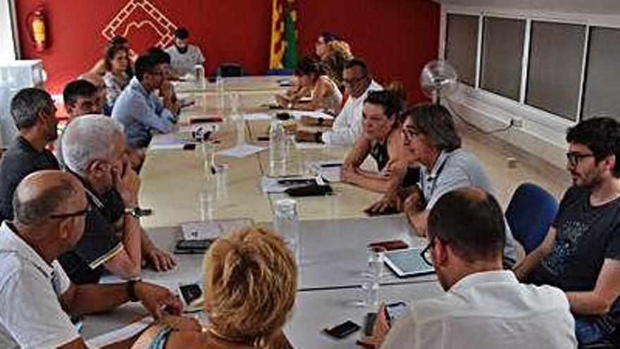 Primera i fins ara única reunió de la taula de treball, el 5 d&#039;agost