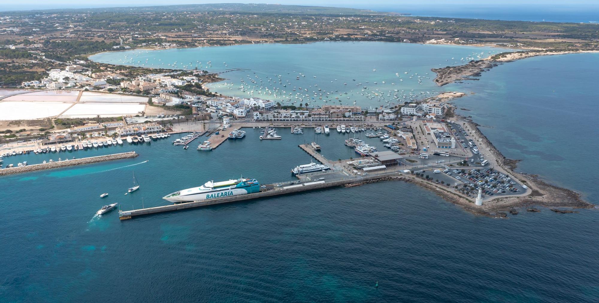 Las espectaculares imágenes de Formentera desde el aire.