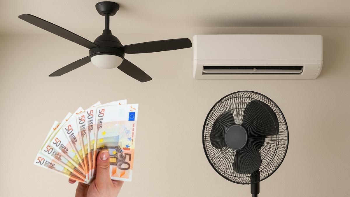 Aire acondicionado, ventilador de techo o de pie cuál es más caro