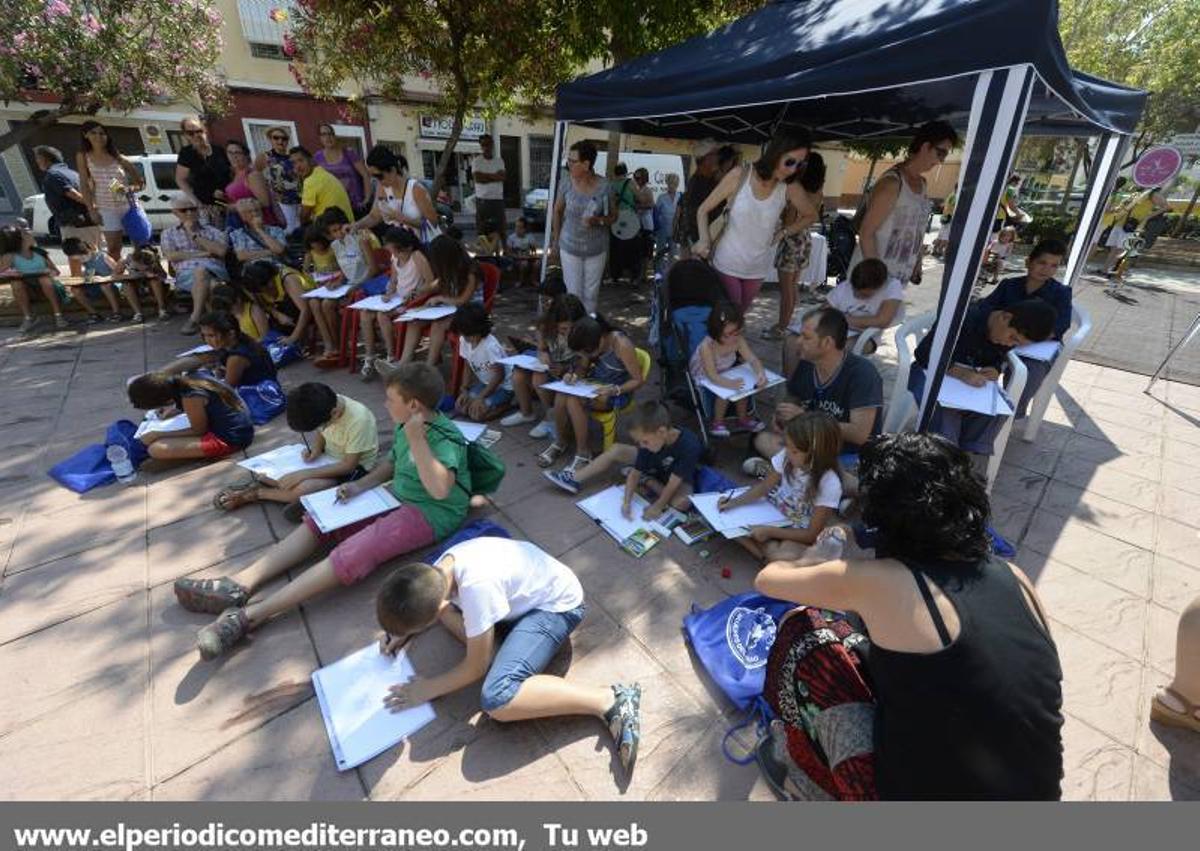 Visita residencia tercera edad y concurso de dibujo