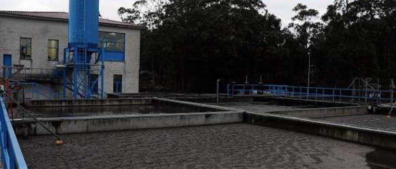 La estación depuradora de Tragove, en Cambados. // Iñaki Abella