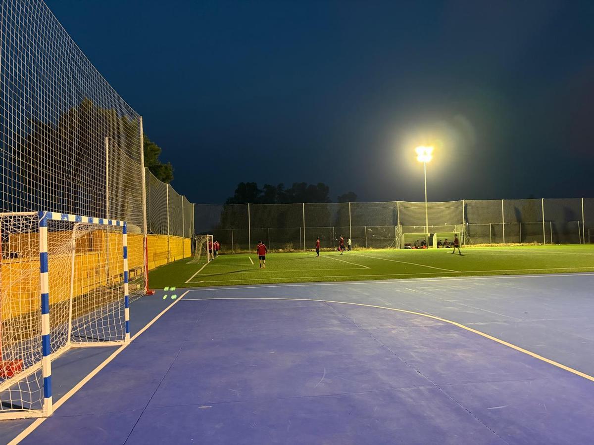 Las instalaciones deportivas de Villafranco del Guadiana.