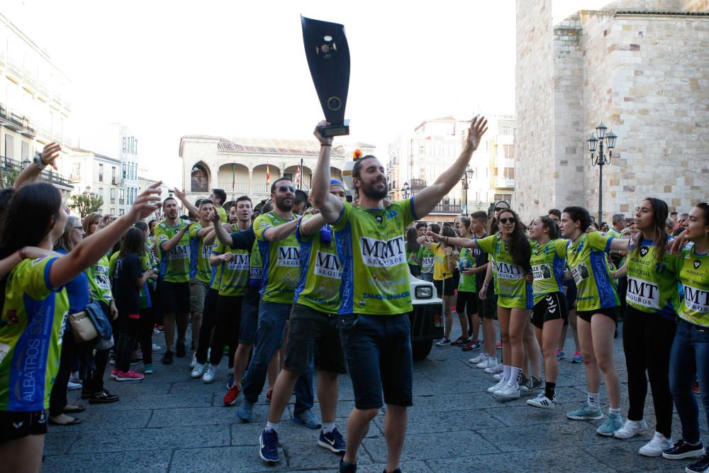 Zamora celebra el ascenso del MMT Seguros