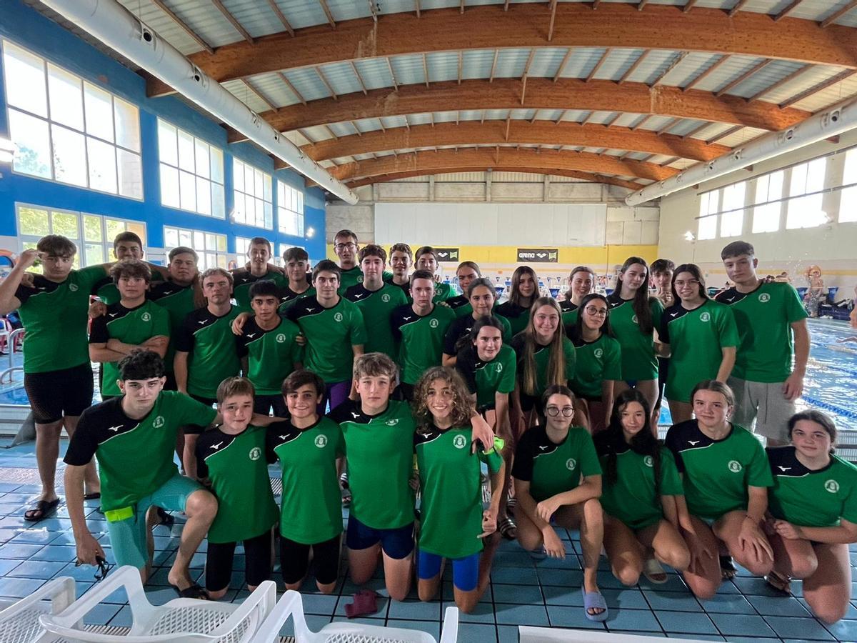 Participantes del NiE Gandia en el primer control de la temporada