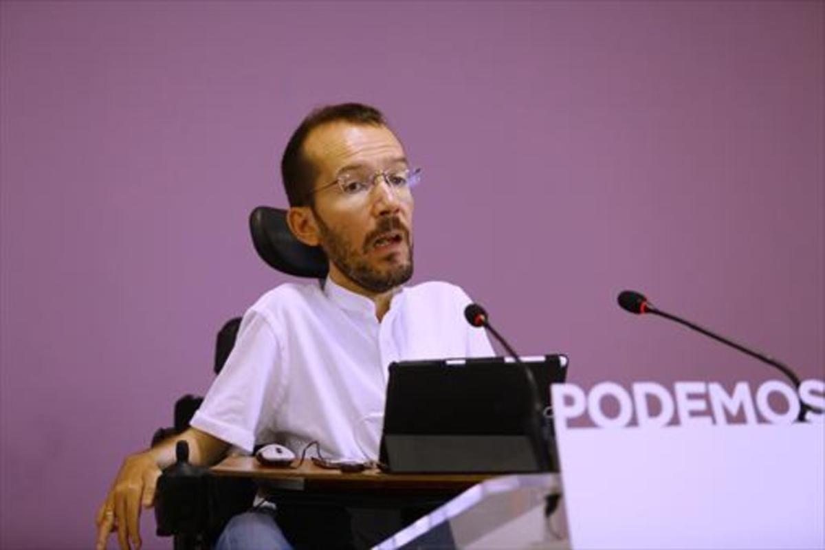 Pablo Echenique, número tres de Podemos.