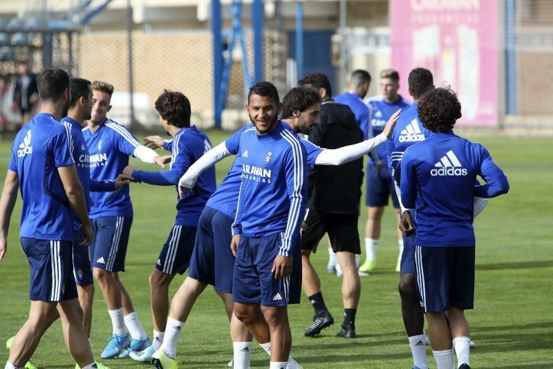 EL Zaragoza prepara el partido contra el Mirandés