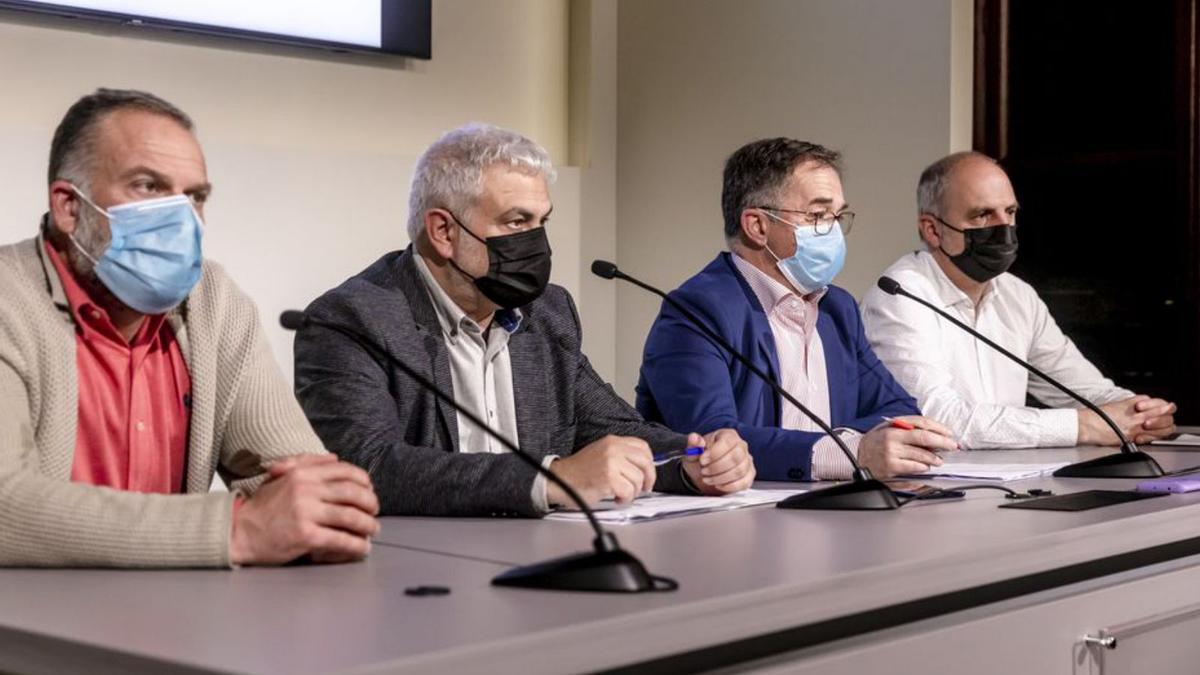 Presentación ayer del acuerdo entre el sector y la conselleria.