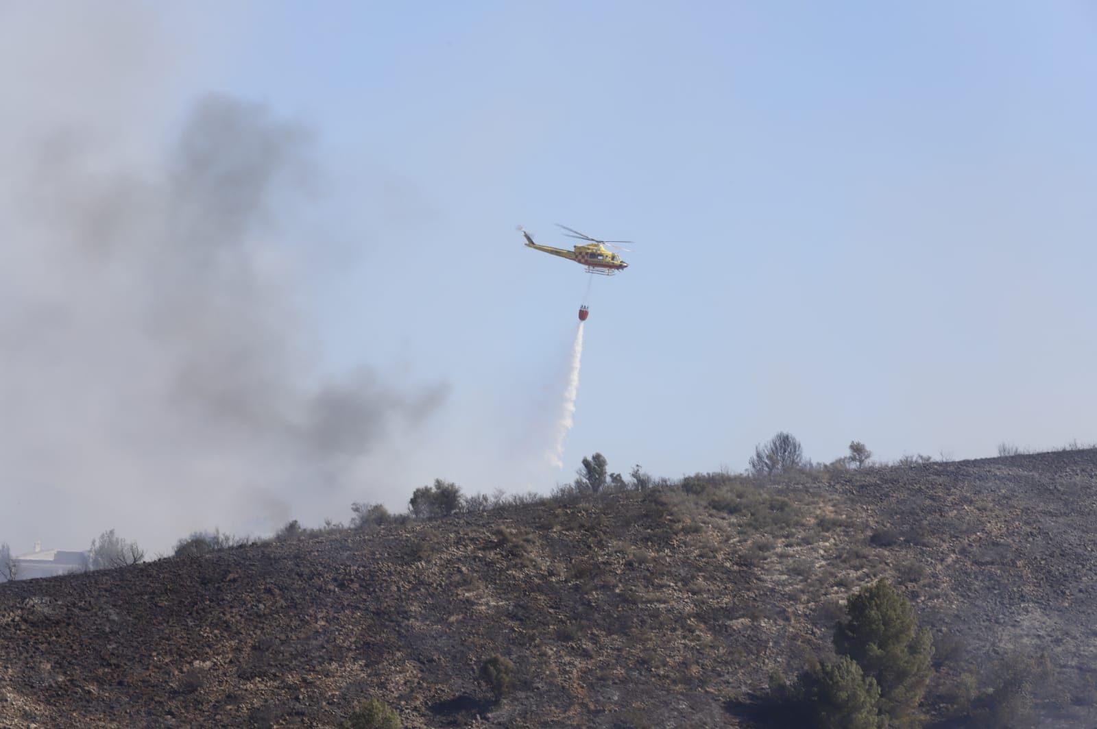 Las imágenes del incendio de Real