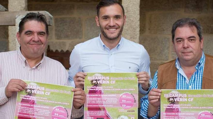 José Manuel Zubiela, Lucas Pérez y Gerardo Seoane. // FdV