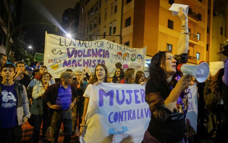 Manifestación contra la violencia machista