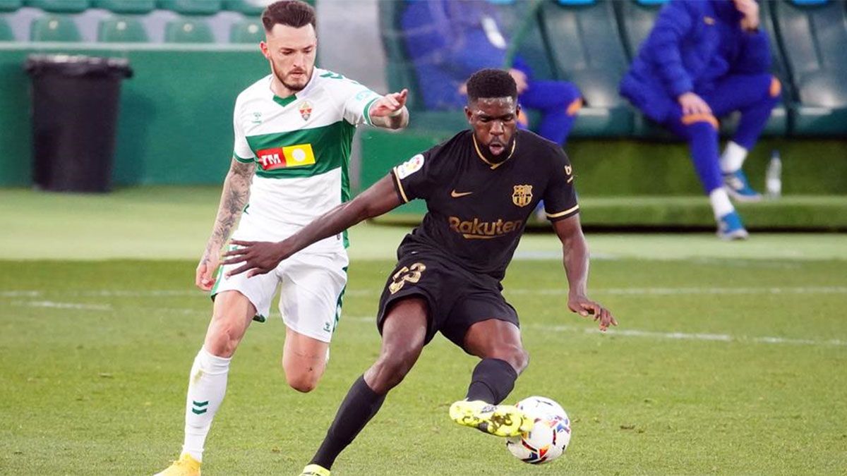 Umtiti cumplió con creces ante el Elche