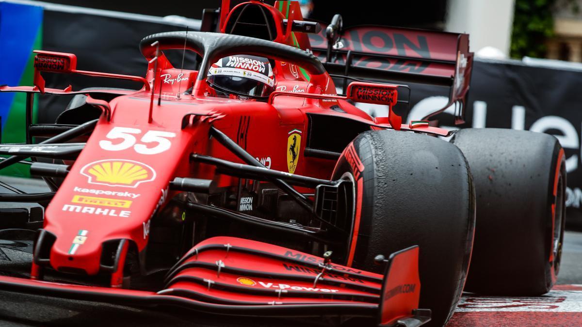 Carlos Sainz, a los mandos de su Ferrari durante la temporada recién concluida.