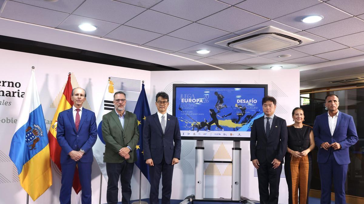 Canarias se convierte en la capital europea de los deportes tradicionales y estrecha lazos con Corea a través de la lucha