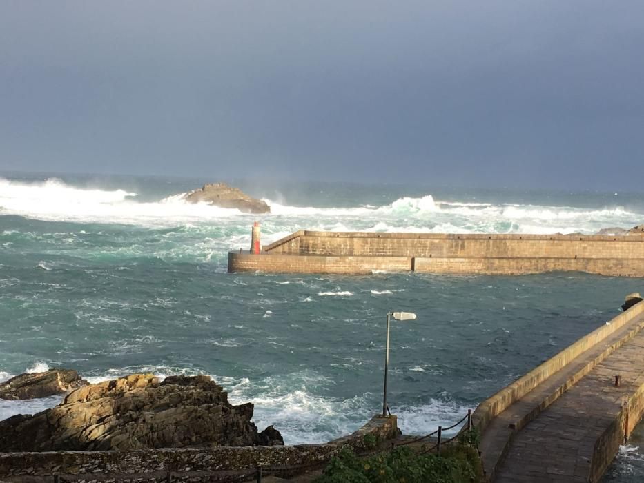 Temporal de viento y oleaje en Asturias