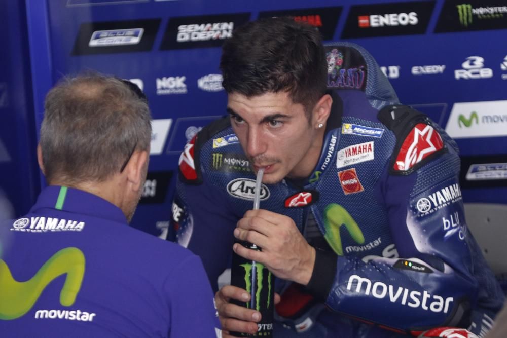 Maverick Viñales als tests de Sepang