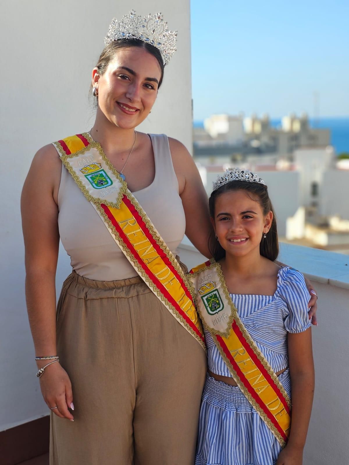 Neus Santos Tur, Reina Mayor y Neus Díaz Fernández, Reina Infantil.