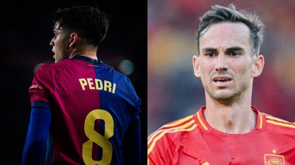 Pedri y Fabián Ruiz