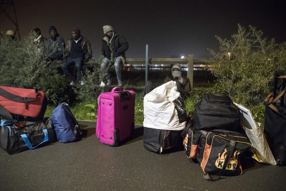 Desallotjament al camp de Calais