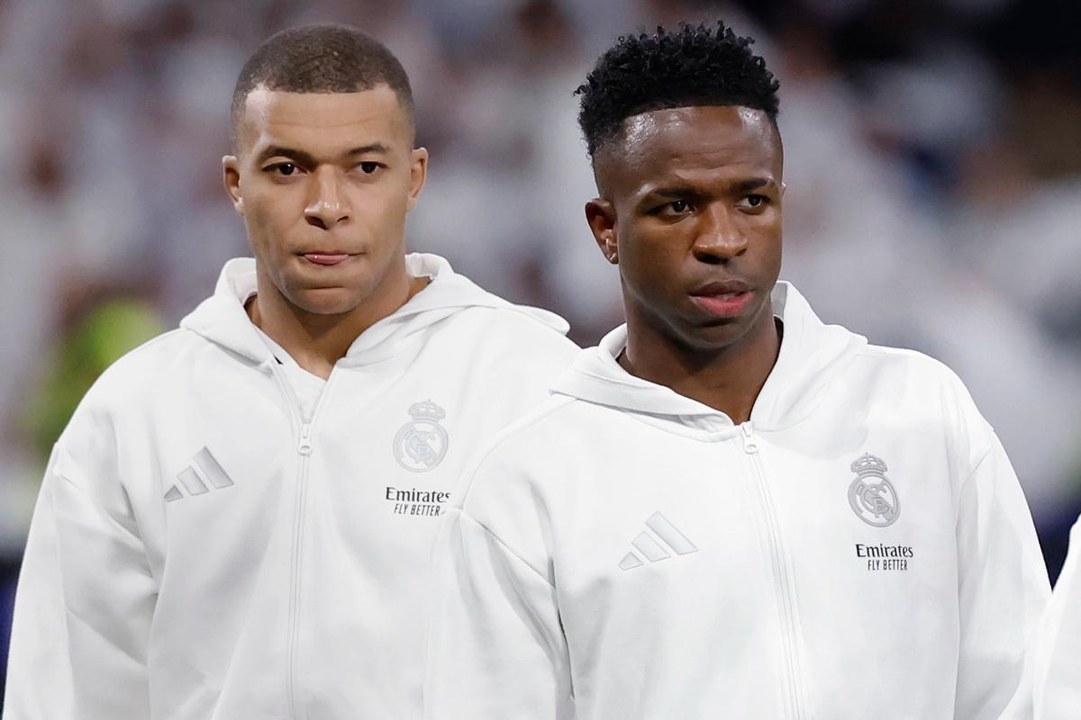 Mbappé y Vinicius lideran la escala salarial del Real Madrid.