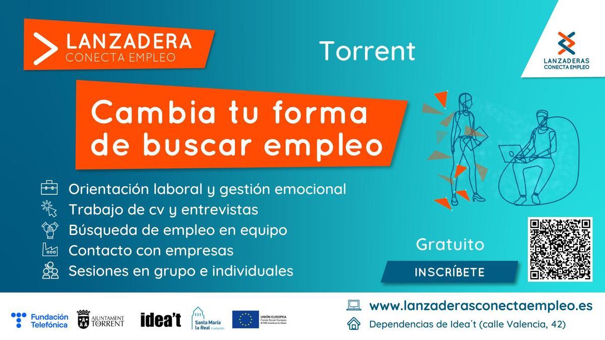 Abierta las inscripciones de la lanzadera Conecta Empleo de Torrent.