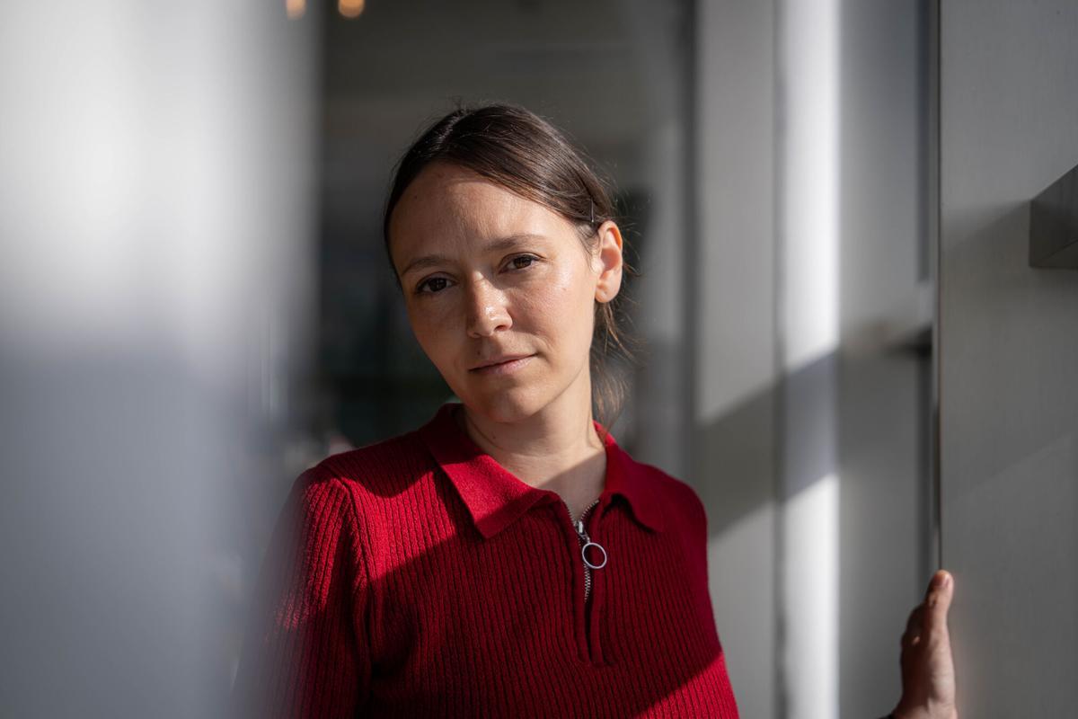 Clara Viñals, líder de Renaldo &amp; Clara, el pasado 21 de abril en Barcelona.