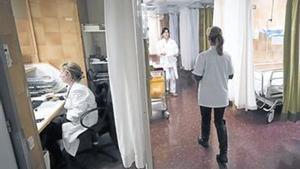 Servicio de urgencias del Hospital Clínic de Barcelona.